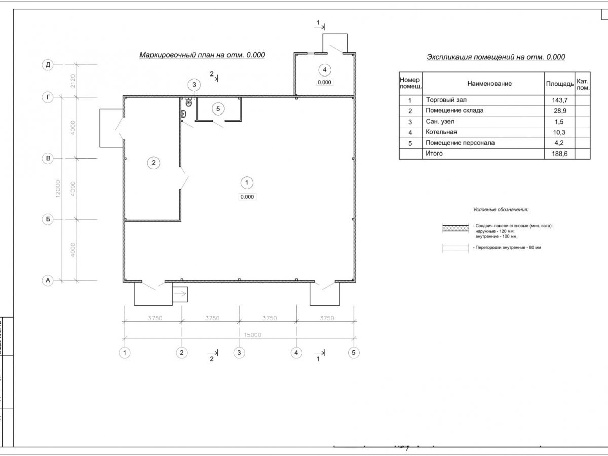 3D визуализация Магазин из сэндвич-панелей - фото 15