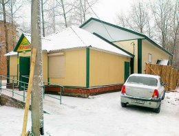Быстровозводимый магазин из сэндвич-панелей, построенная компанией Альянс - Быстровозводимый магазин, поселок Жешарт , республика Коми