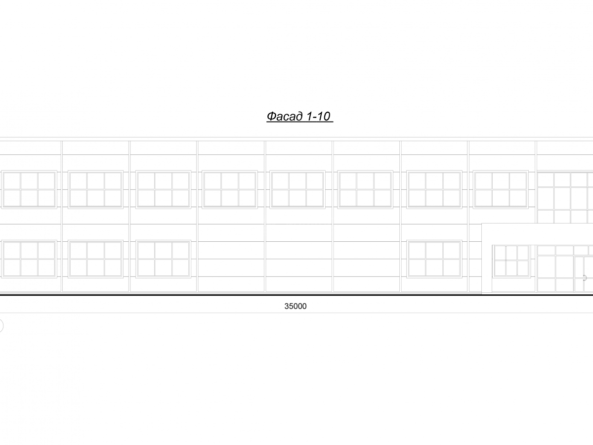 3D визуализация Здание АБК из сэндвич-панелей - фото 9