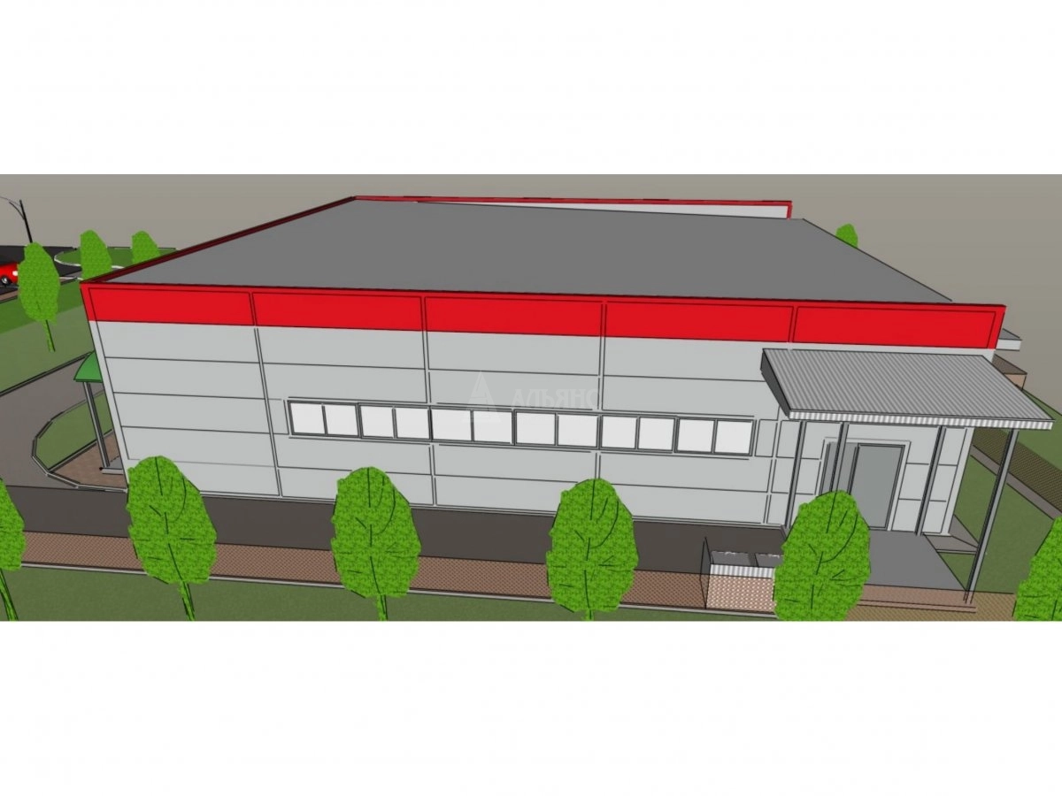 3D визуализация Магазин из сэндвич-панелей - фото 3